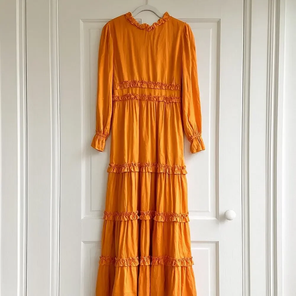 Free People x BTFL-LIFE Ruffle Maxi Dress